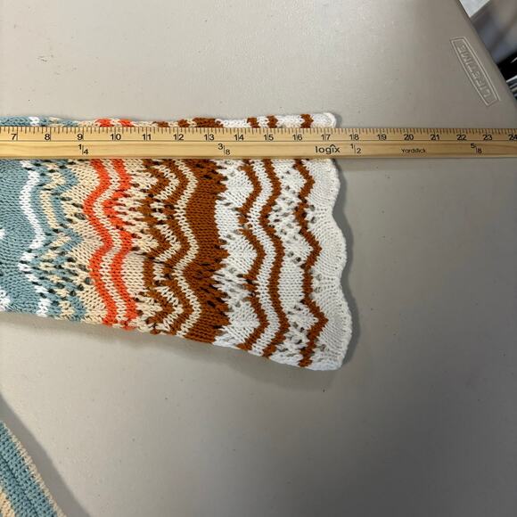 Cato Women's Medium Multicolor Knitted Breathable Lightweight Pullover Sweater - Picture 8 of 10